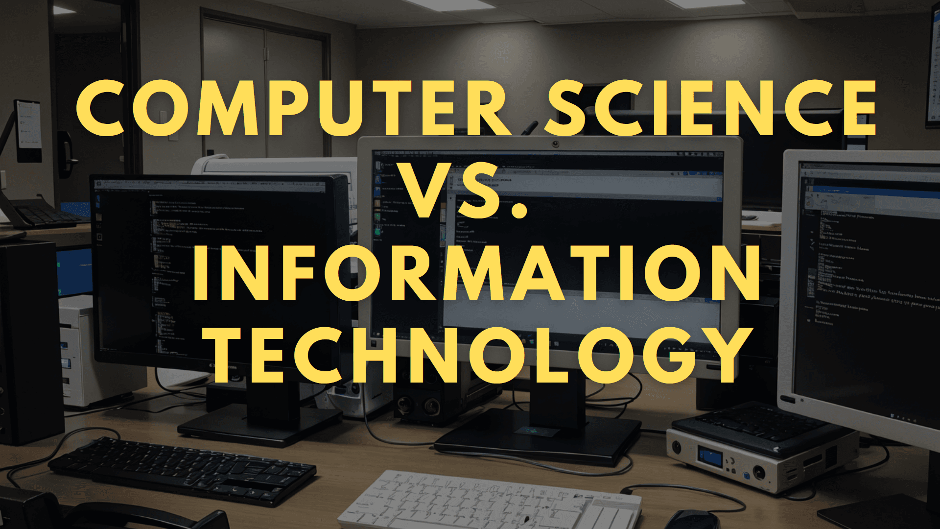 Computer Science vs. Information Technology: Understanding the Distinctions